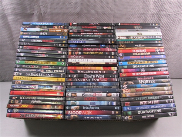 HORROR & SCI-FI DVDS LOT #1