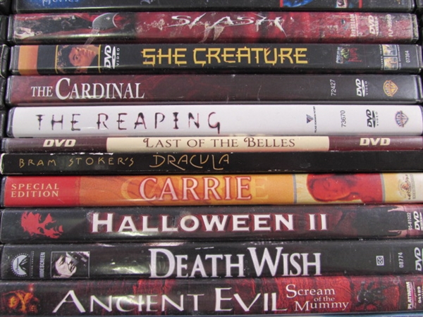 HORROR & SCI-FI DVDS LOT #1