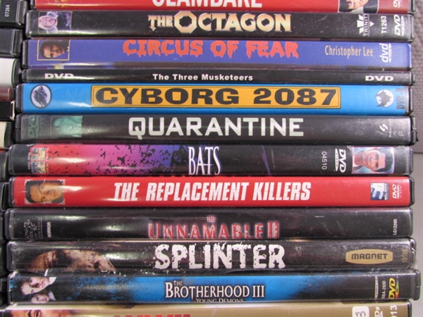 HORROR & SCI-FI DVDS LOT #1