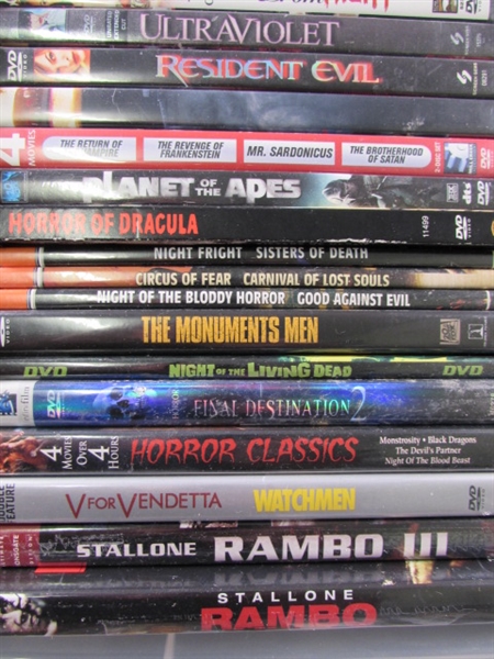 HORROR & SCI-FI DVDS LOT #3