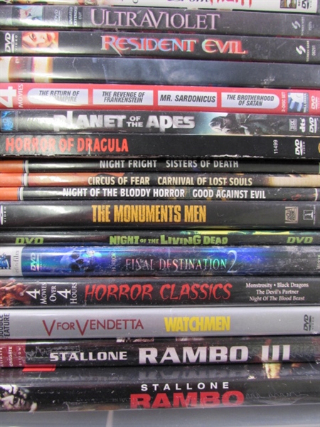 HORROR & SCI-FI DVDS LOT #3