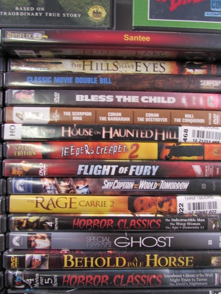 HORROR & SCI-FI DVDS LOT #3