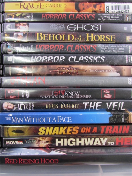 HORROR & SCI-FI DVDS LOT #3