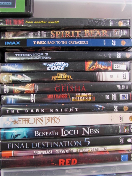 HORROR & SCI-FI DVDS LOT #3