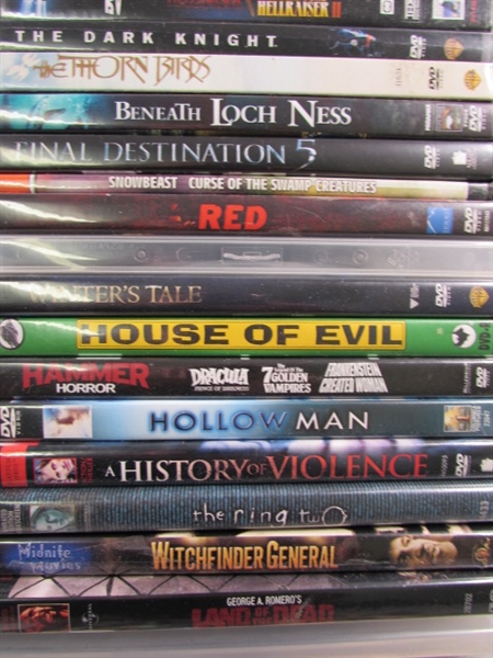 HORROR & SCI-FI DVDS LOT #3