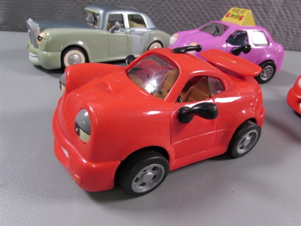 4 OPEN BOX COLLECTIBLE CHEVRON CARS
