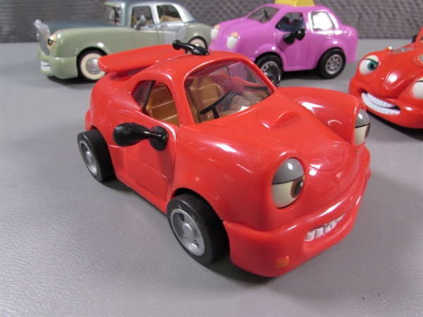 4 OPEN BOX COLLECTIBLE CHEVRON CARS