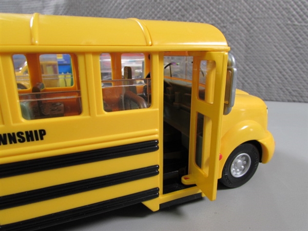 2 NIP CHEVRON CARS & SCHOOL BUS