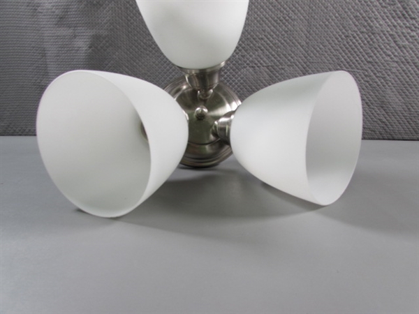 3-LIGHT CEILING FIXTURE