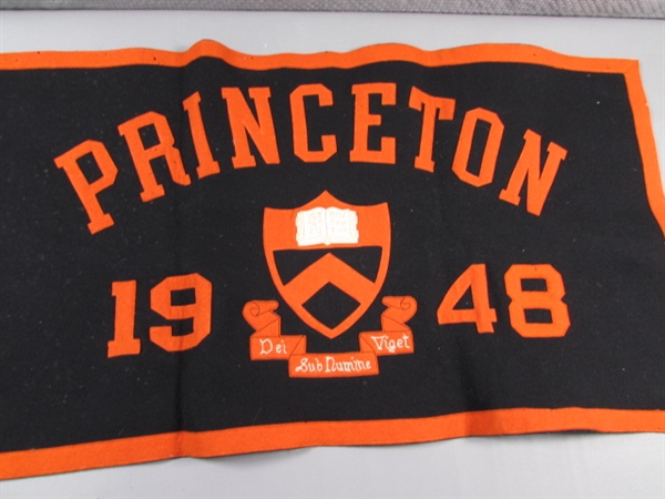 VINTAGE 1948 PRINCETON BANNER
