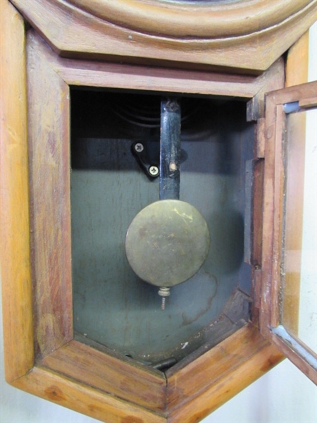 ANTIQUE ANSONIA WALL CLOCK