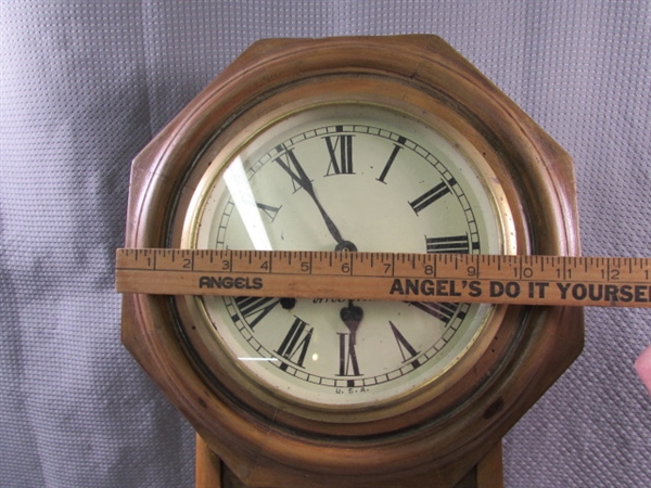 ANTIQUE ANSONIA WALL CLOCK