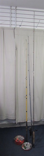 FISHING POLES & TACKLE