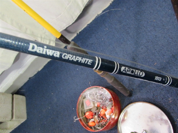 FISHING POLES & TACKLE