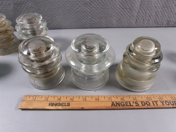 VINTAGE GLASS INSULATORS