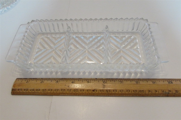 VINTAGE PRESSED GLASS