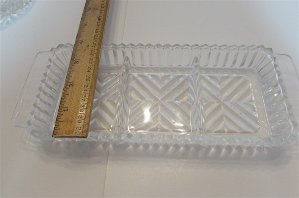 VINTAGE PRESSED GLASS