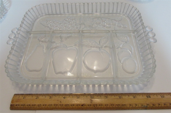 VINTAGE PRESSED GLASS