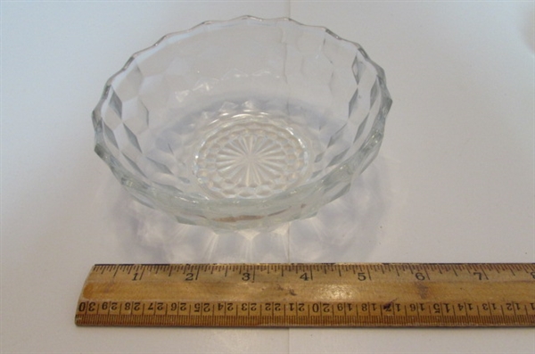 VINTAGE PRESSED GLASS