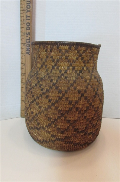 NATIVE AMERICAN WOVEN BASKETS