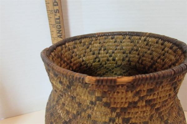 NATIVE AMERICAN WOVEN BASKETS