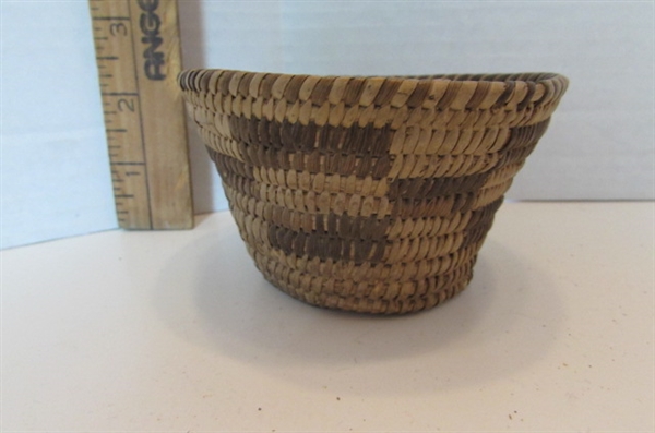 NATIVE AMERICAN WOVEN BASKETS