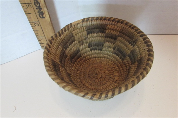 NATIVE AMERICAN WOVEN BASKETS