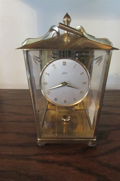 BRASS SCHATZ CARRIAGE CLOCK