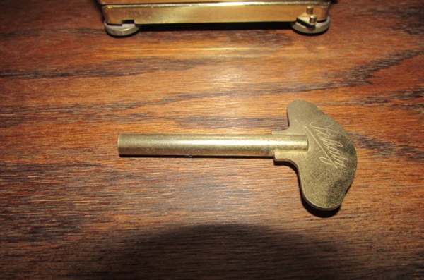 BRASS SCHATZ CARRIAGE CLOCK