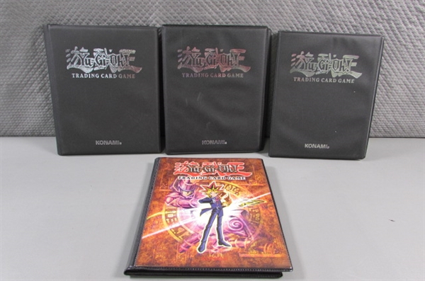 YU-GI-OH! TRADING CARDS W/STORAGE BINDERS