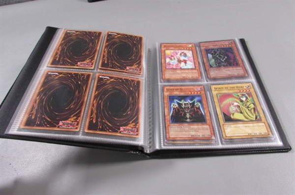 YU-GI-OH! TRADING CARDS W/STORAGE BINDERS