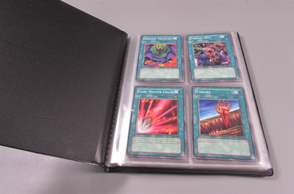 YU-GI-OH! TRADING CARDS W/STORAGE BINDERS