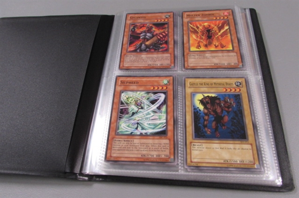 YU-GI-OH! TRADING CARDS W/STORAGE BINDERS