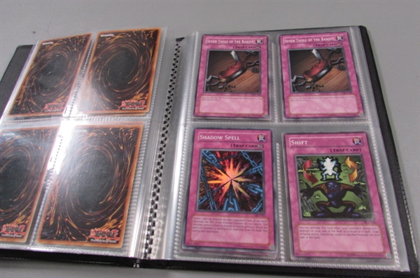 YU-GI-OH! TRADING CARDS W/STORAGE BINDERS