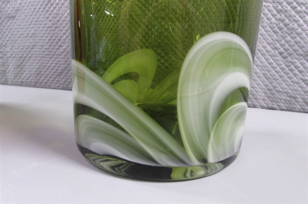 HANDBLOWN ART GLASS VASES
