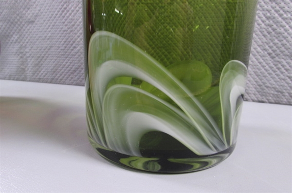 HANDBLOWN ART GLASS VASES