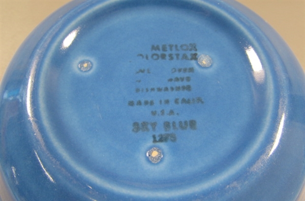 METLOX COLORSTAX DINNERWARE