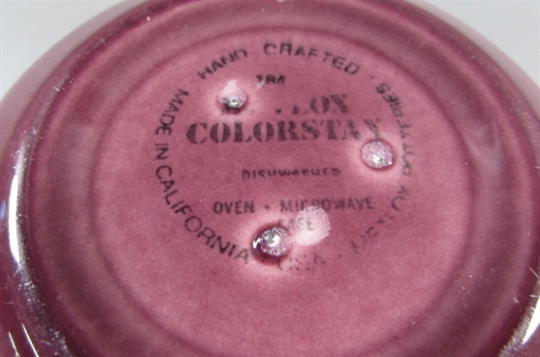 METLOX COLORSTAX DINNERWARE