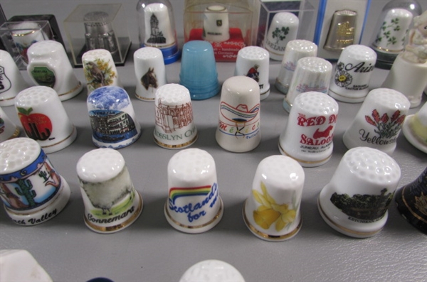 LARGE COLLECTION OF THIMBLES