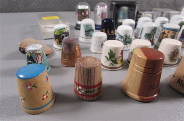 LARGE COLLECTION OF THIMBLES