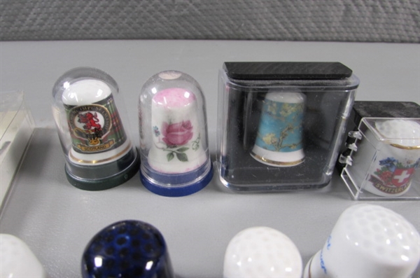 LARGE COLLECTION OF THIMBLES