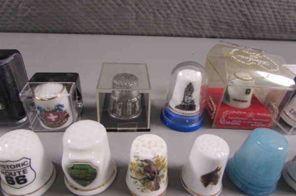 LARGE COLLECTION OF THIMBLES