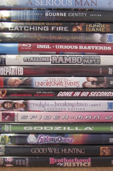 LARGE COLLECTION OF DVD MOVIES