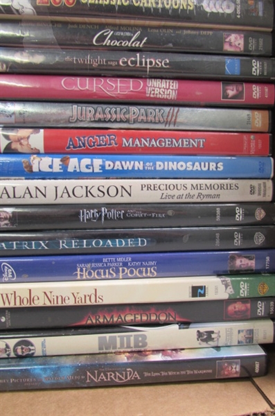 LARGE COLLECTION OF DVD MOVIES