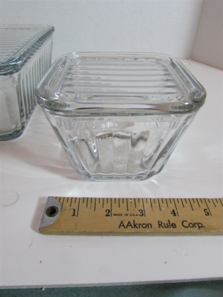 GLASS BAKEWARE WITH LIDS