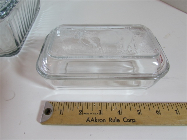GLASS BAKEWARE WITH LIDS