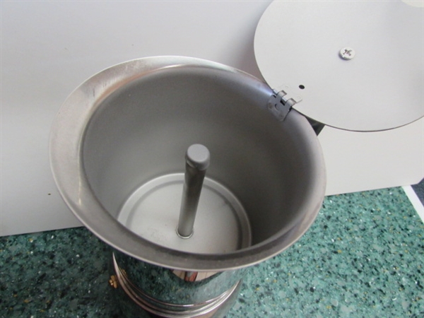 STAINLESS STEEL COFFEE CUPS AND MAKERS