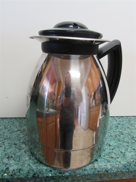 STAINLESS STEEL COFFEE CUPS AND MAKERS