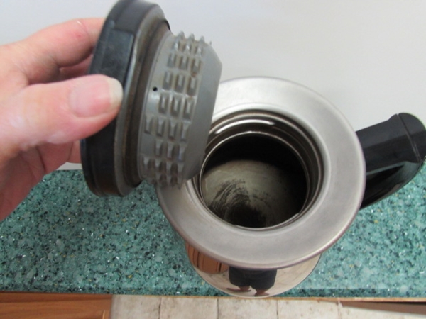 STAINLESS STEEL COFFEE CUPS AND MAKERS