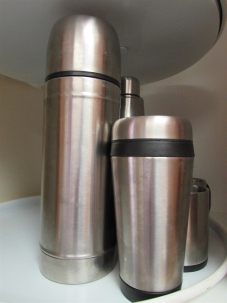STAINLESS STEEL COFFEE CUPS AND MAKERS